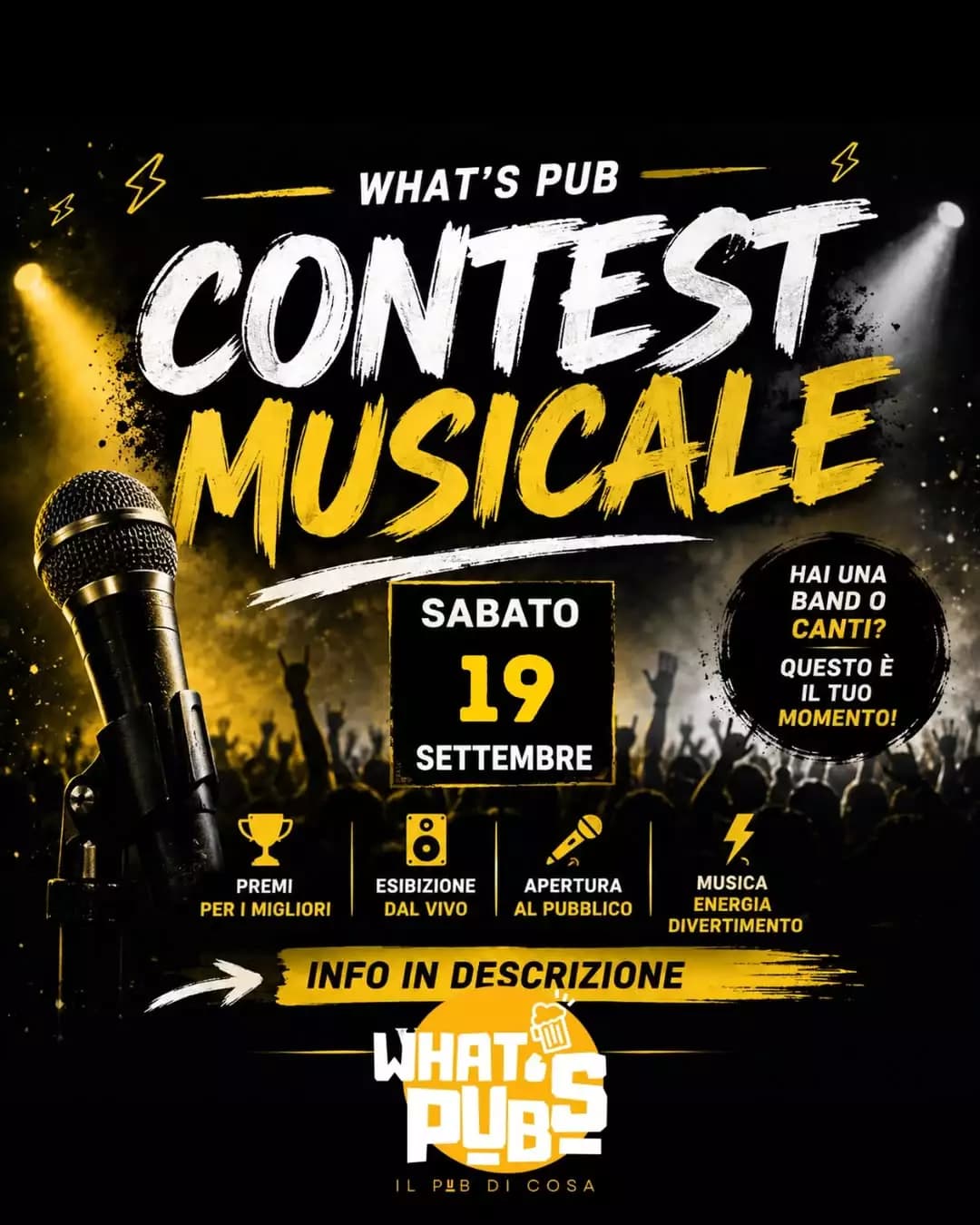 Contest Musicale – What's Pub