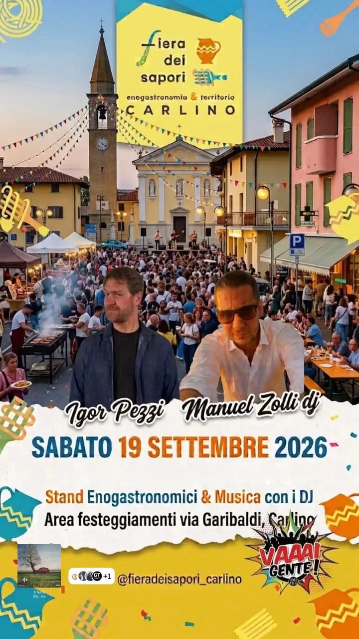 Fiera dei Sapori - Enogastronomia & Territorio Carlino